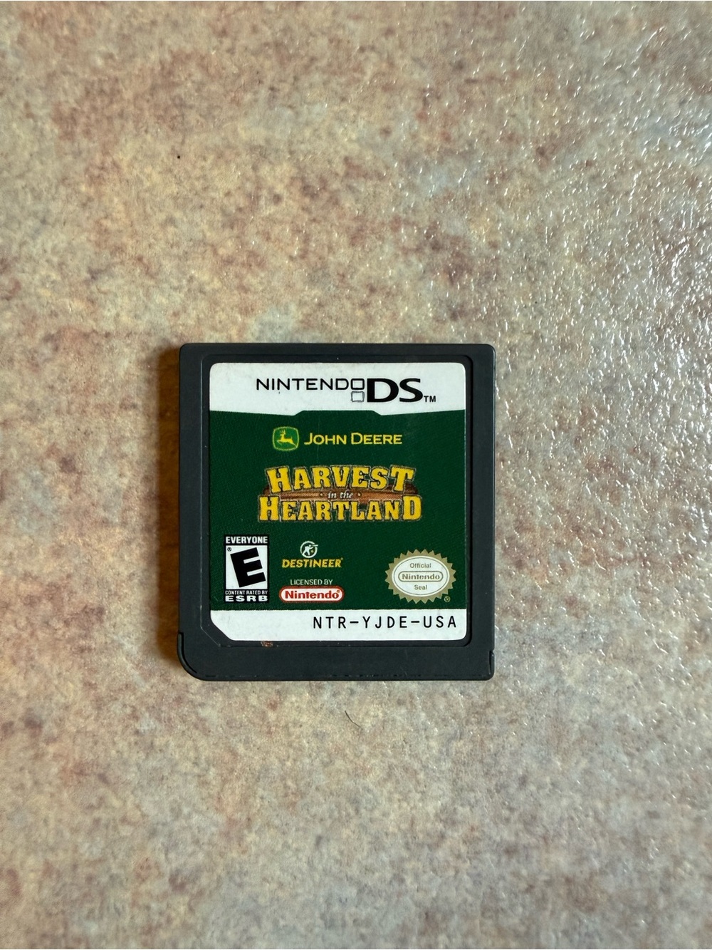 Nintendo DS John Deere Harvest In The Heartland console game